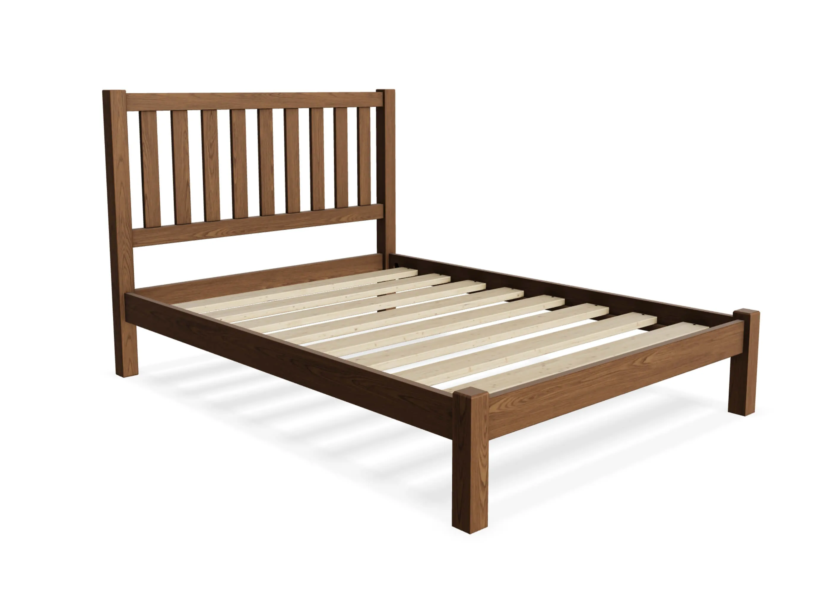 Sandringham Shaker Solid Oak Bed