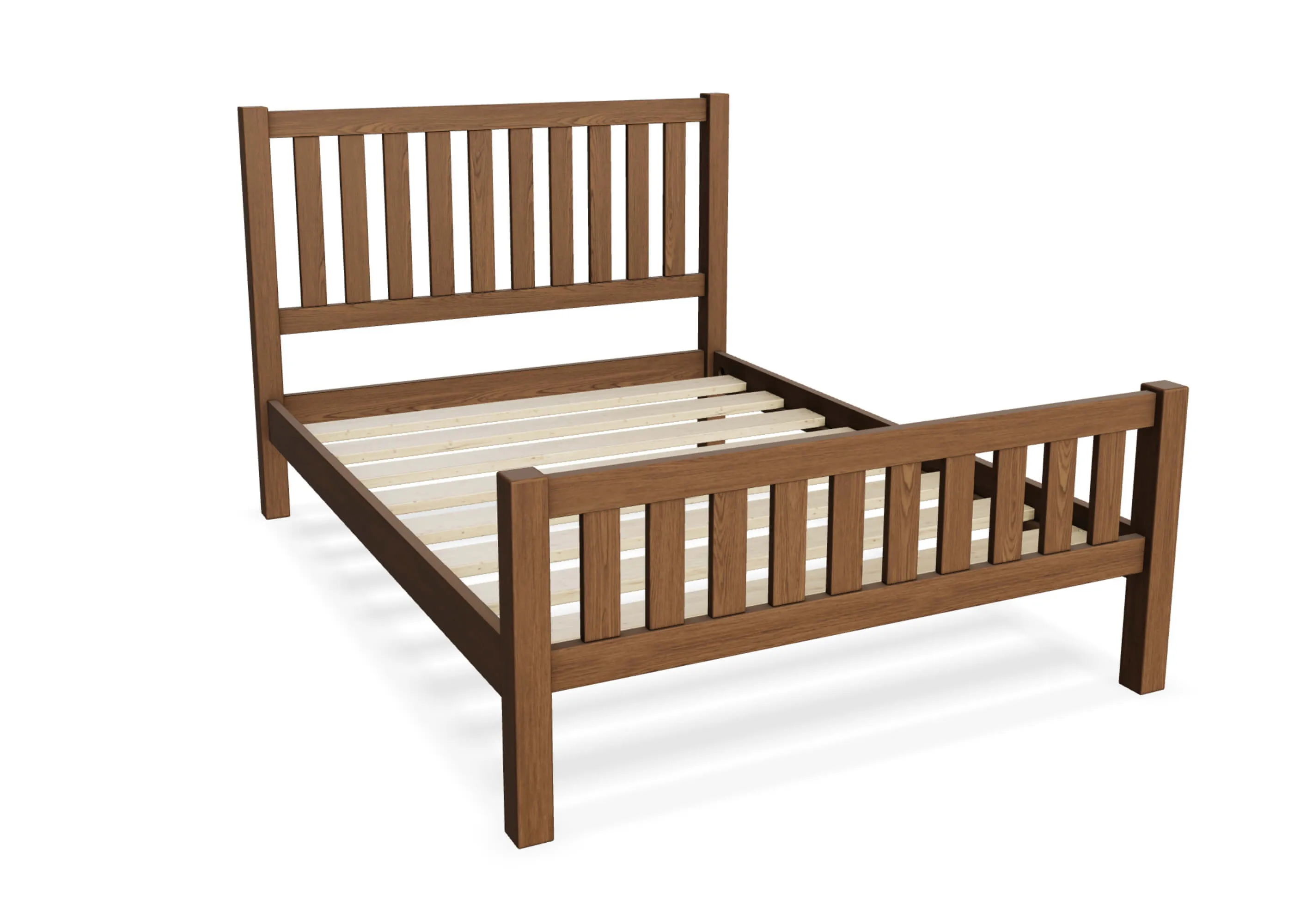 Sandringham Shaker Solid Oak Bed