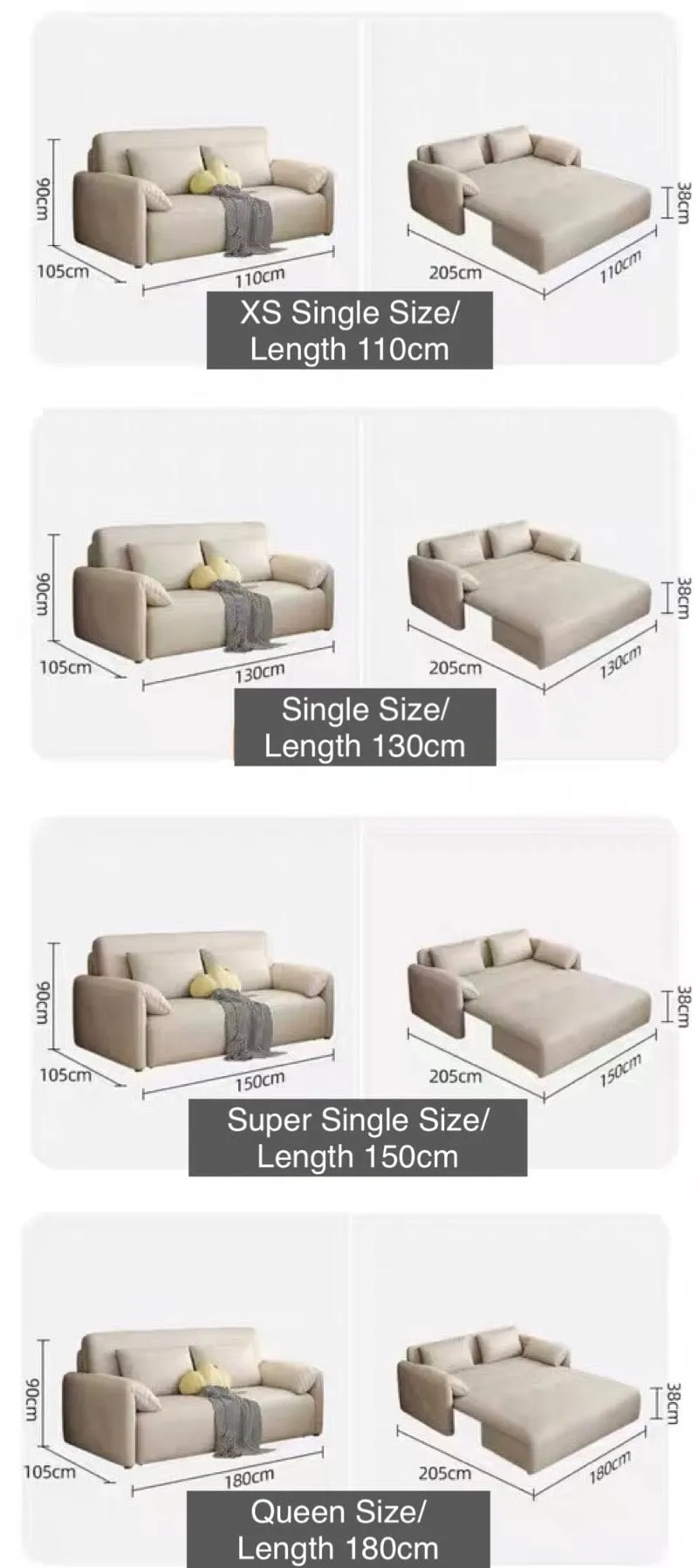 Zeith Electric Sofa Bed